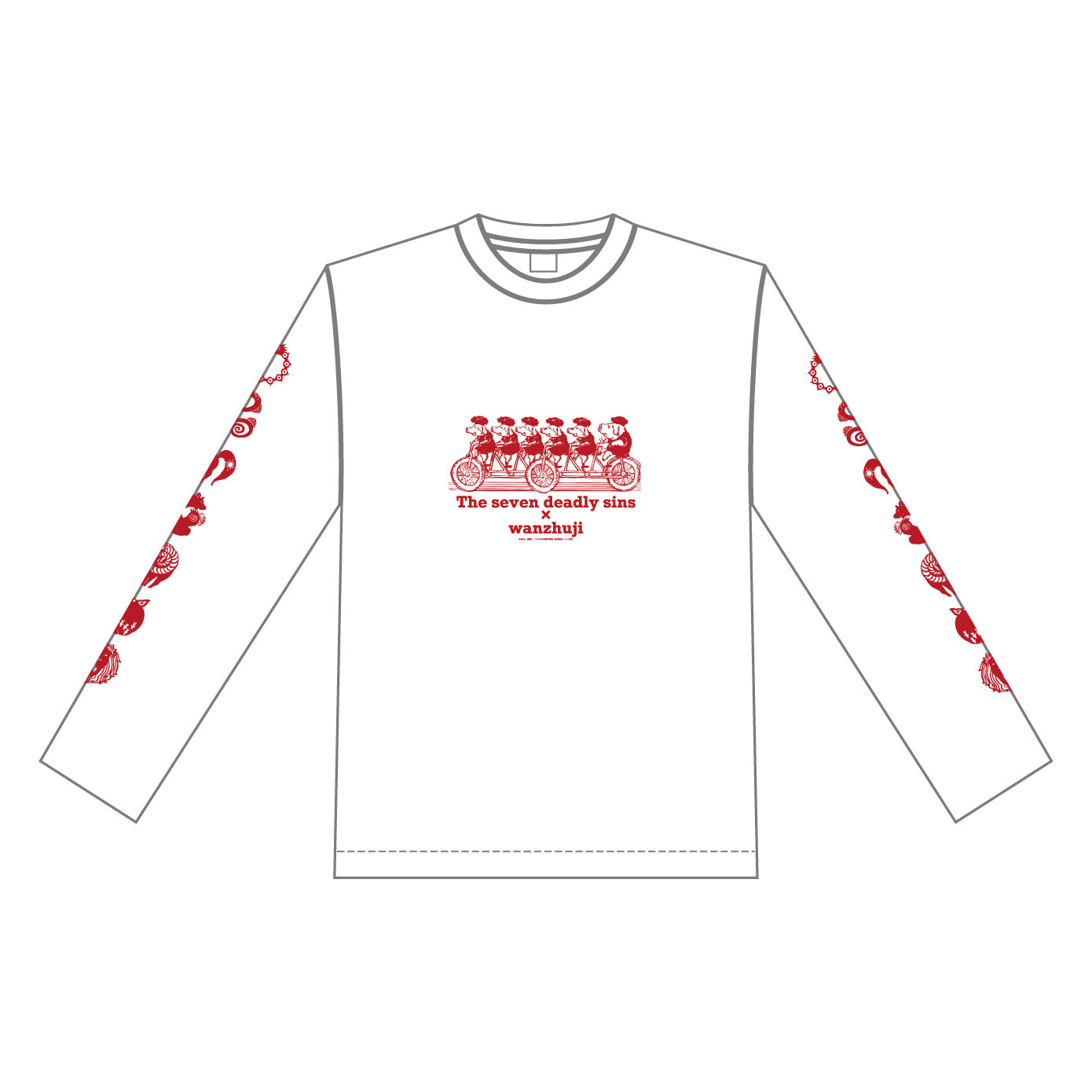 【七つの大罪×万豚記】オリジナルプリントTシャツ