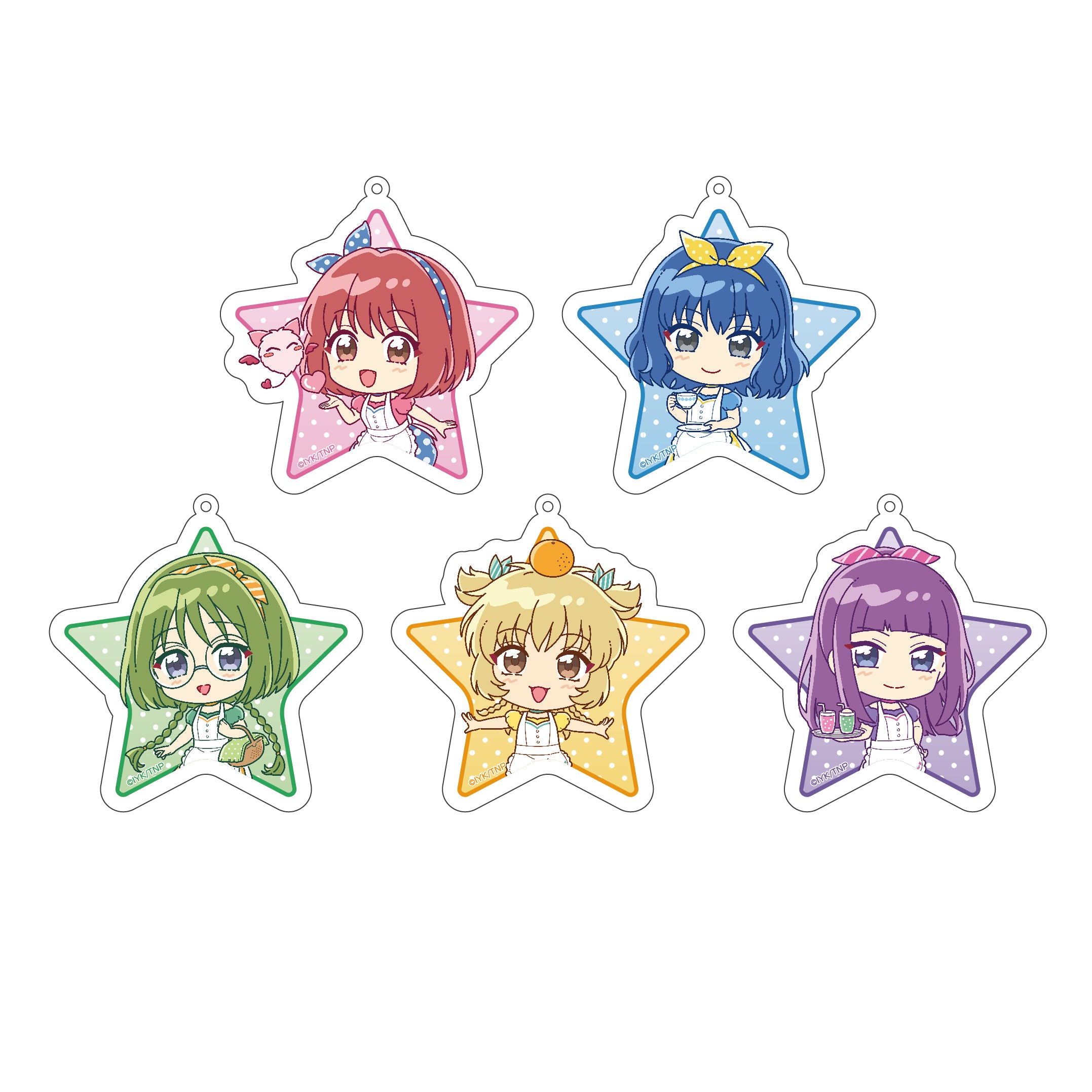 東京ミュウミュウ展 トレーディング モーテル型 キーホルダー 全5種類