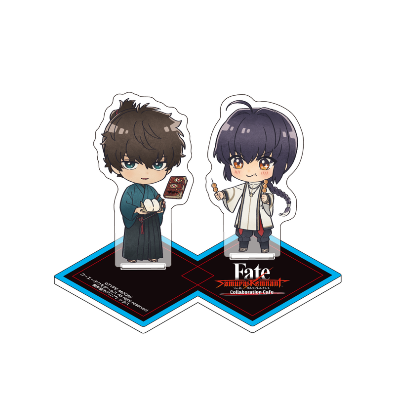 【Fate/Samurai Remnant Collaboration Cafe】アクリルスタンドセット①宮本伊織＆セイバー