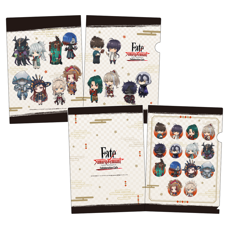 Fateシリーズ クリアファイル グッズ まとめ売り Fate/Samurai Remnant Collaboration Cafe】ミニクリアファイル