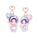 【ふたりあそび Collaboration Cafe】オーロラアクリルキーホルダーセット