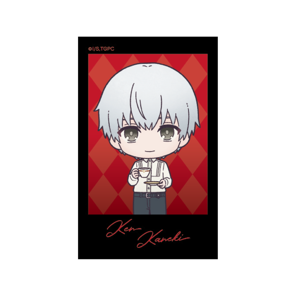 東京喰種 emo cafe 金木研 イラストカード 旧多二福 ステッカー カフェ 東京喰種 カフェ 限定 ステッカー 旧多二福 - メルカリ