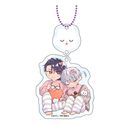 【よふかしパジャマパーティー Collaboration Cafe】アクリルキーホルダー（こぼれるアンビバレンス）