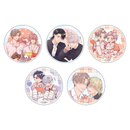 【よふかしパジャマパーティー Collaboration Cafe】トレーディングアクリルコースター