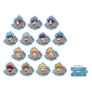 【遙かなる時空の中でー青龍祭・朱雀祭ー】トレーディングアクリルスタンドキーホルダー Aセット（全14種）