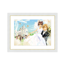 ★受注商品★【藤原ヒロ画業20周年「会長はメイド様！」Collaboration Cafe】⑨B4複製原画「Happy wedding!」最終回巻頭カラー