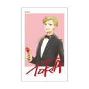 【藤原ヒロ画業20周年「会長はメイド様！」Collaboration Cafe】箔押しミニフォトカード（五十嵐虎）