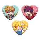 【Midnight Sweets 真夜中の俺を見て コラボカフェ】トレーディングハート缶バッジ＜全5種＞