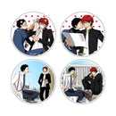 【滅法矢鱈と弱気にキスカフェ】トレーディングアクリルコースター（全7種）