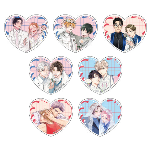 【moment × ameiro 10th Anniversary - Memories in Bloom @emocafe -】トレーディングアクリルコースターA(全7種)