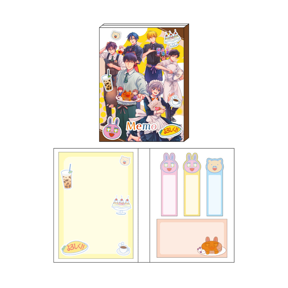 俺様ティーチャー」Collaboration Cafe】オリジナルメモ帳セット