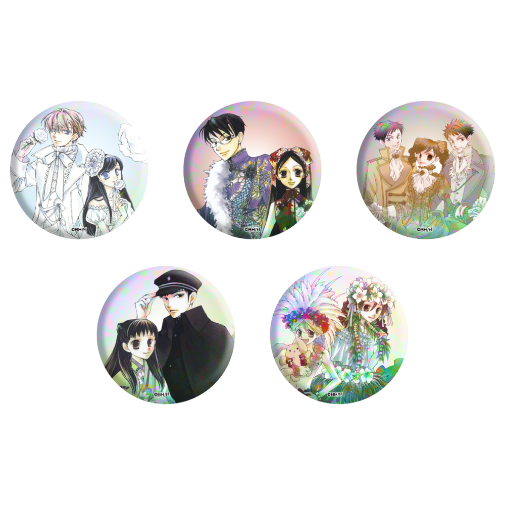 LaLa 45周年限定 缶バッジ コースター 桜蘭高校ホスト部 【公式 LaLa 45周年限定 缶バッジ コースター 桜蘭高校ホスト部 【公式