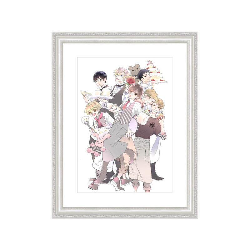 ★受注商品★【桜蘭高校ホスト部コラボレーションカフェ】複製原画①桜蘭高校ホスト部CAFEキービジュアル（B4）