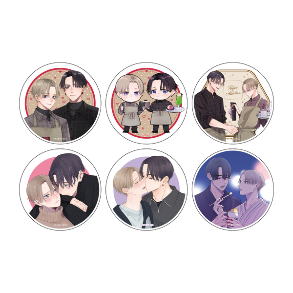 パーフェクトアディクション トレーディンググリッター缶バッジ＆アクリルコースター グッズ-コースター】パーフェクトアディクション トレーディング