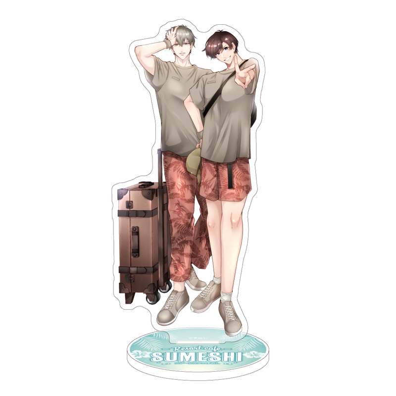 【Resort Cafe SUMESHI】アクリルスタンド（リーマンラブホ男子会）