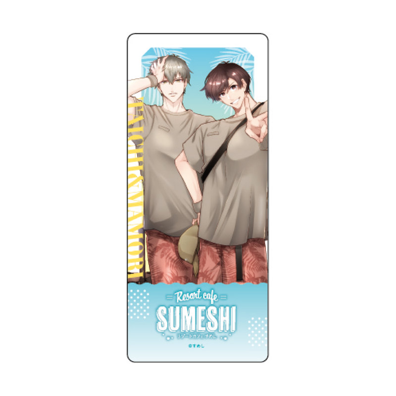 【Resort Cafe SUMESHI】トラベル風ステッカー（リーマンラブホ男子会）