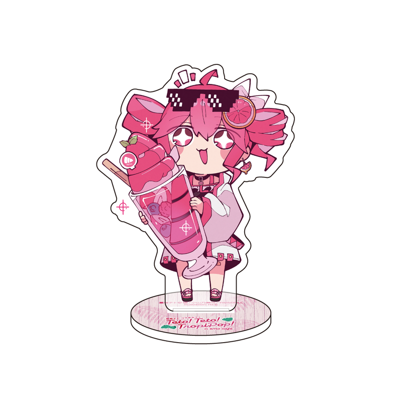 【重音テト コラボカフェ Teto! Teto! TropiPop! in emo cafe】アクリルスタンド