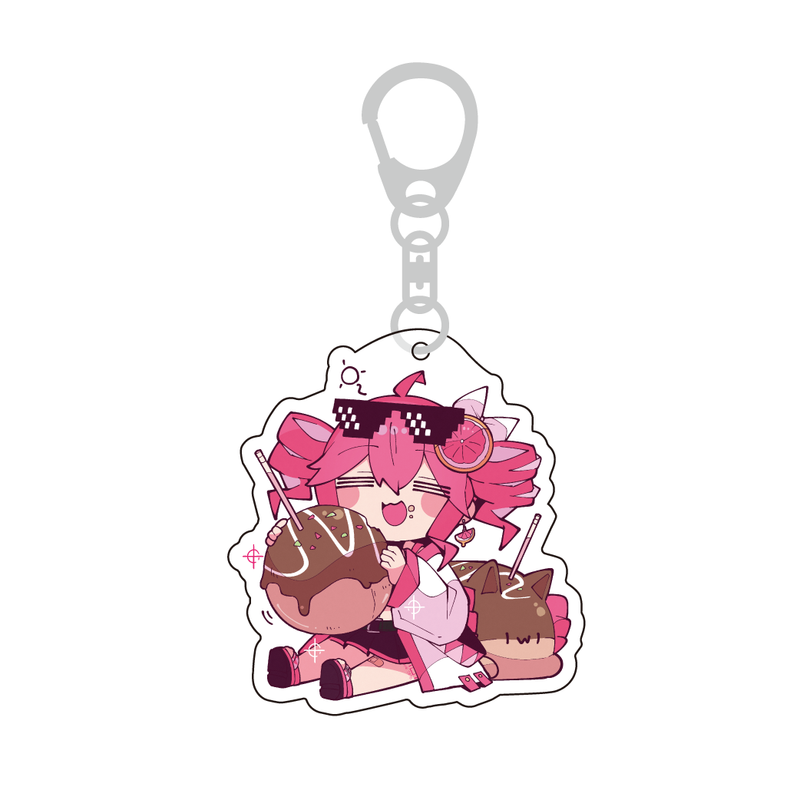 【重音テト コラボカフェ Teto! Teto! TropiPop! in emo cafe】アクリルキーホルダー(C.大阪)