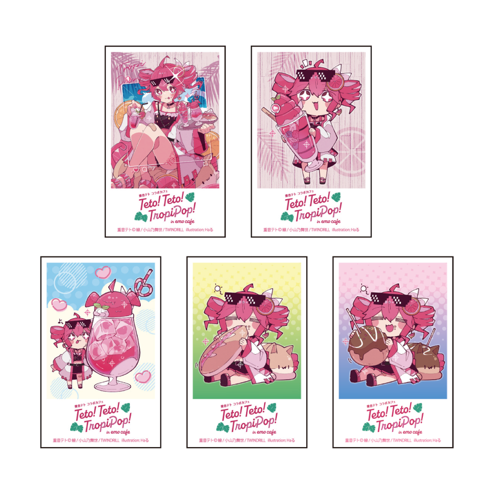 重音テト コラボカフェ Teto! Teto! TropiPop! in emo cafe