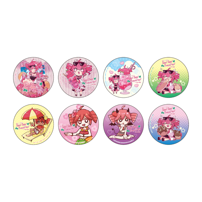 【重音テト コラボカフェ Teto! Teto! TropiPop! in emo cafe】トレーディングアクリルコースター（全8種）