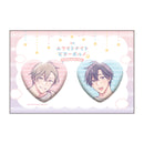 【ホワイトナイトビターポルノCollaboration Cafe】ハート缶バッジセット