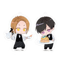 【B＋LIBRARYコラボカフェ】アクリルキーホルダー(2個セット)　①とろけるくちびる