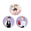 【B＋LIBRARYコラボカフェ】とろけるくちびる ホログラム缶バッジ(トレーディング)