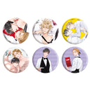 【B＋LIBRARYコラボカフェ】とろけるくちびる ホログラム缶バッジ(トレーディング)