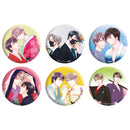 【B＋LIBRARYコラボカフェ】花恋つらね ホログラム缶バッジ(トレーディング)