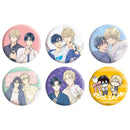 【B＋LIBRARYコラボカフェ】アイドル様がリア恋するな ホログラム缶バッジ(トレーディング)