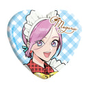 【ジェンダーレス男子に愛されています。】トレーディング ハート型 缶バッジ 全6種 単品 ランダム emocafe オリジナル グッズ