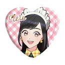 【ジェンダーレス男子に愛されています。】トレーディング ハート型 缶バッジ 全6種 単品 ランダム emocafe オリジナル グッズ