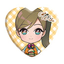 【ジェンダーレス男子に愛されています。】トレーディング ハート型 缶バッジ 全6種 単品 ランダム emocafe オリジナル グッズ