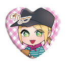 【ジェンダーレス男子に愛されています。】トレーディング ハート型 缶バッジ 全6種 単品 ランダム emocafe オリジナル グッズ