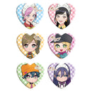 【ジェンダーレス男子に愛されています。】トレーディング ハート型 缶バッジ 全6種 単品 ランダム emocafe オリジナル グッズ