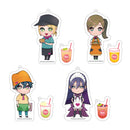 【ジェンダーレス男子に愛されています。】トレーディング ドリンクセット アクリルキーホルダー 全4種 単品 ランダム emocafe オリジナル グッズ