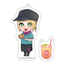 【ジェンダーレス男子に愛されています。】トレーディング ドリンクセット アクリルキーホルダー 全4種 単品 ランダム emocafe オリジナル グッズ