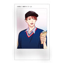 【簡易的パーバートロマンスカフェ】チェキ風カード【真田B】