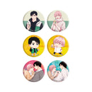 【B＋LIBRARYコラボカフェVol.2】グリッター缶バッジ（トレーディング）②君ってやつはこんなにも