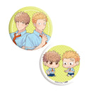 【Qpa×emo　Blue Summer cafe】トレーディング缶バッジ（全4種）