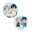 【Qpa×emo　Blue Summer cafe】トレーディング缶バッジ（全4種）