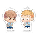 【Qpa×emo　Blue Summer cafe】アクリルキーホルダーセット①（めぐみとつぐみ）