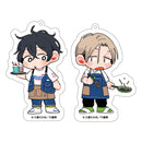 【Qpa×emo　Blue Summer cafe】アクリルキーホルダーセット②（雨のちマル）