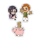 【七つの大罪×万豚記】オリジナルトレーディングステッカー